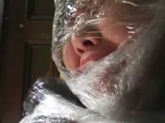 The girl was tortured by eels and wrapped in tape.